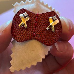 14K Gold and Diamond "Hugs" Earrings